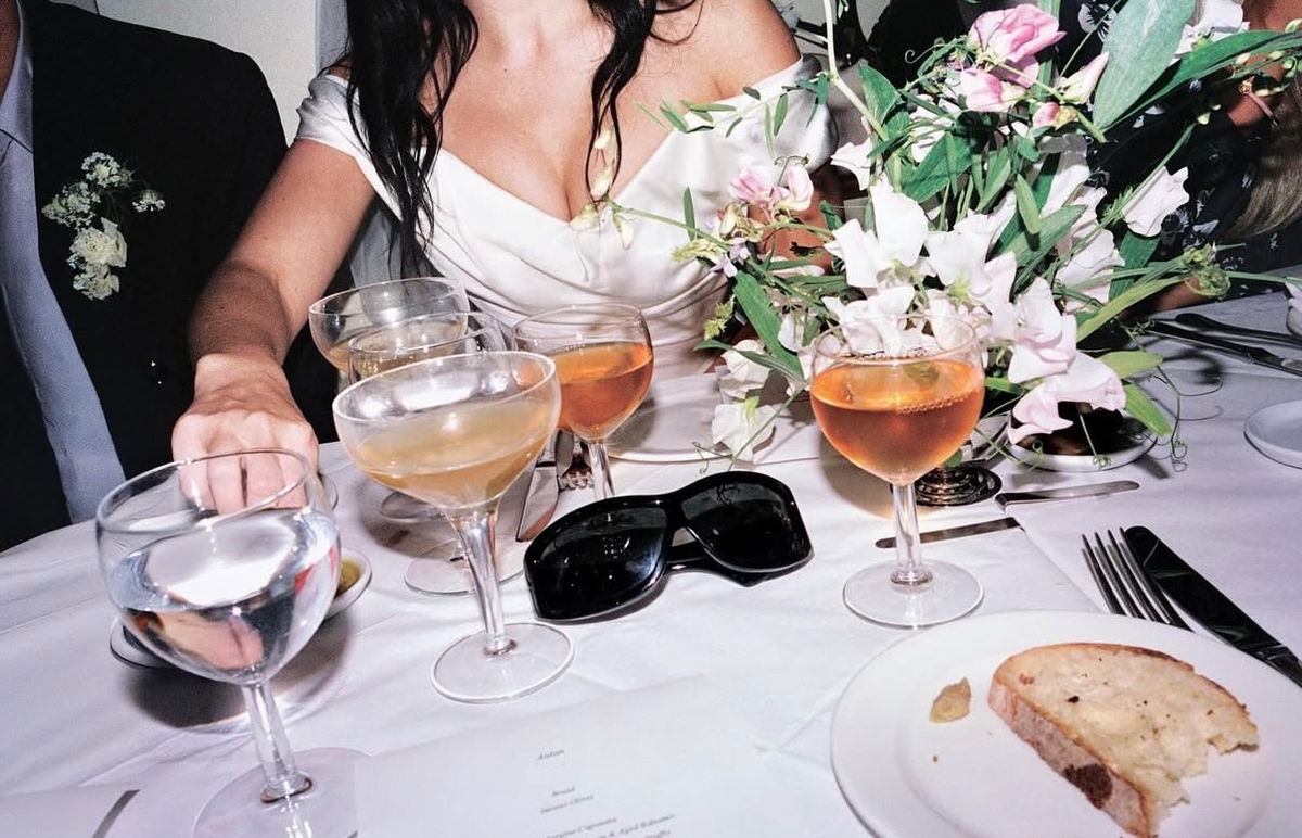 The table